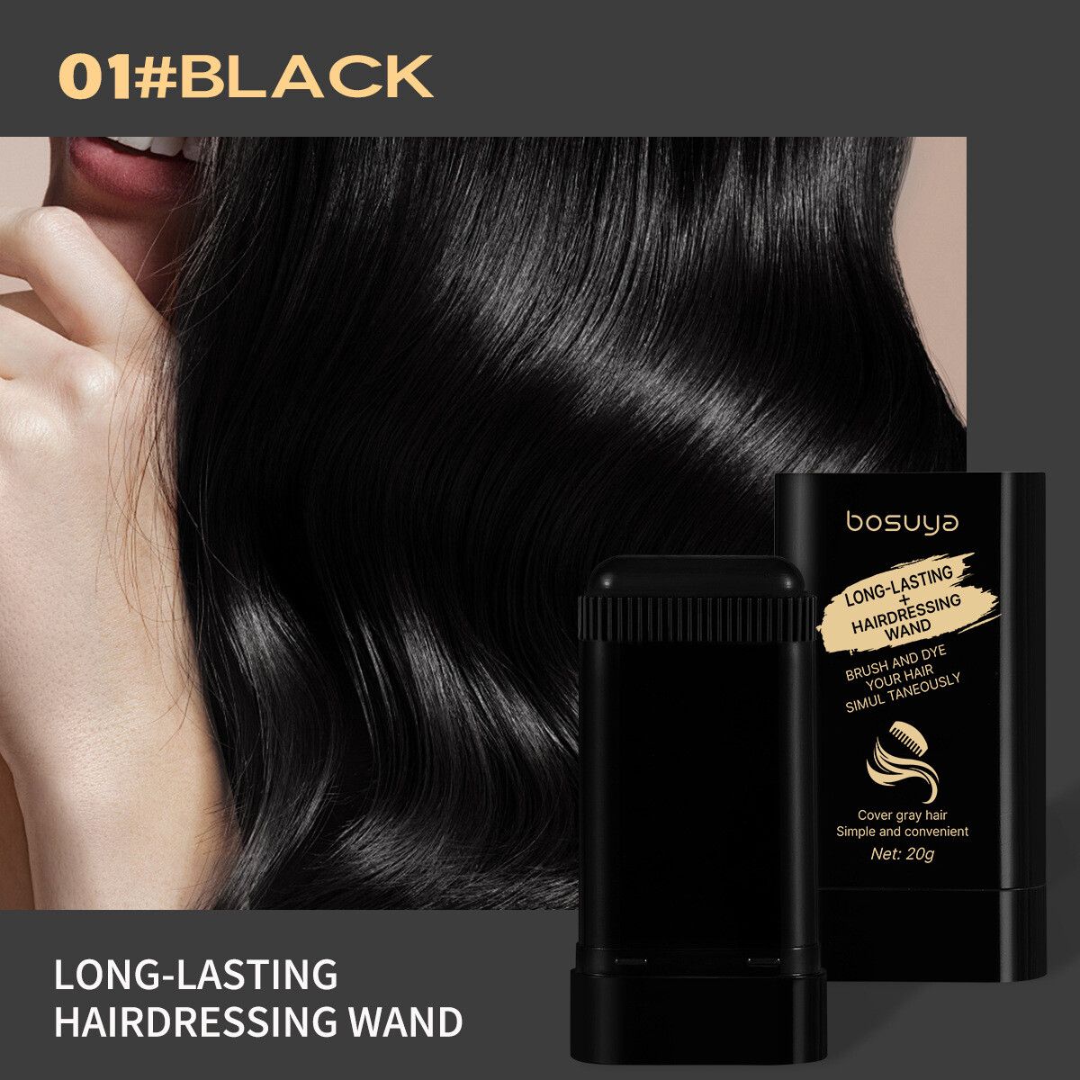 Longlasting Hair Dressing & Hair Dying Wand
