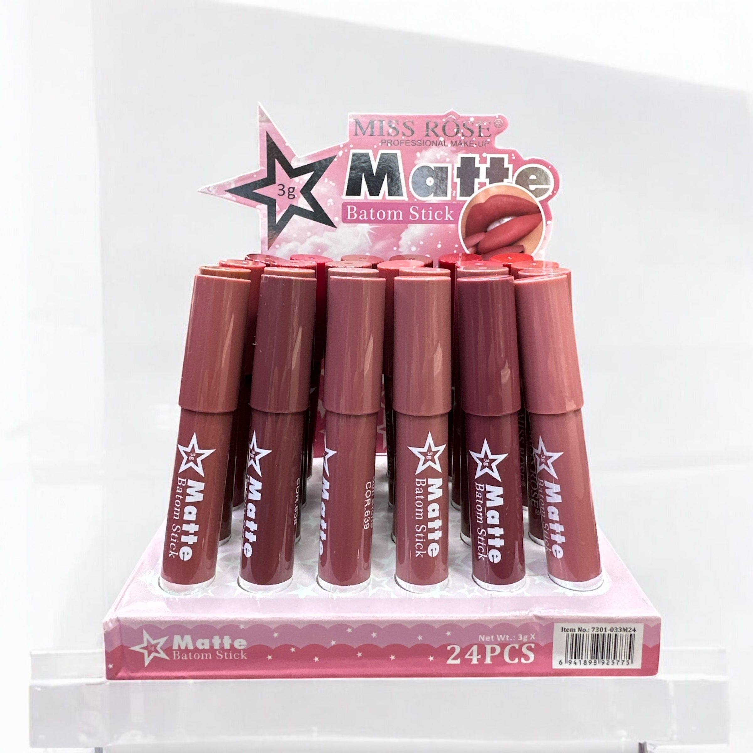 Miss Rose Lip Crayons Set of 6