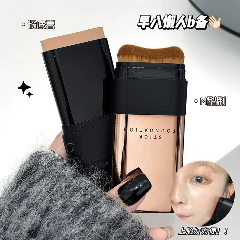 Korean Waterproof Stick Foundation with Brush | High Quality