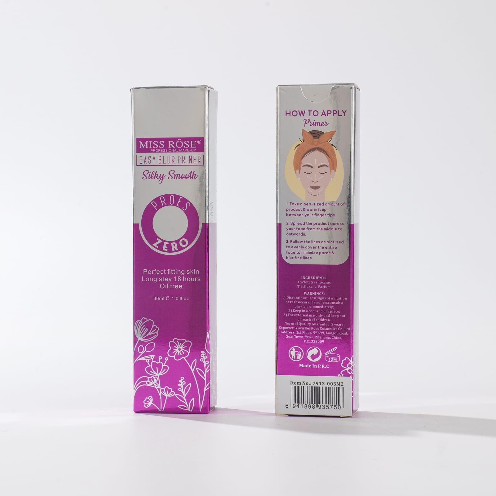 Miss Rose Zero Pore Primer