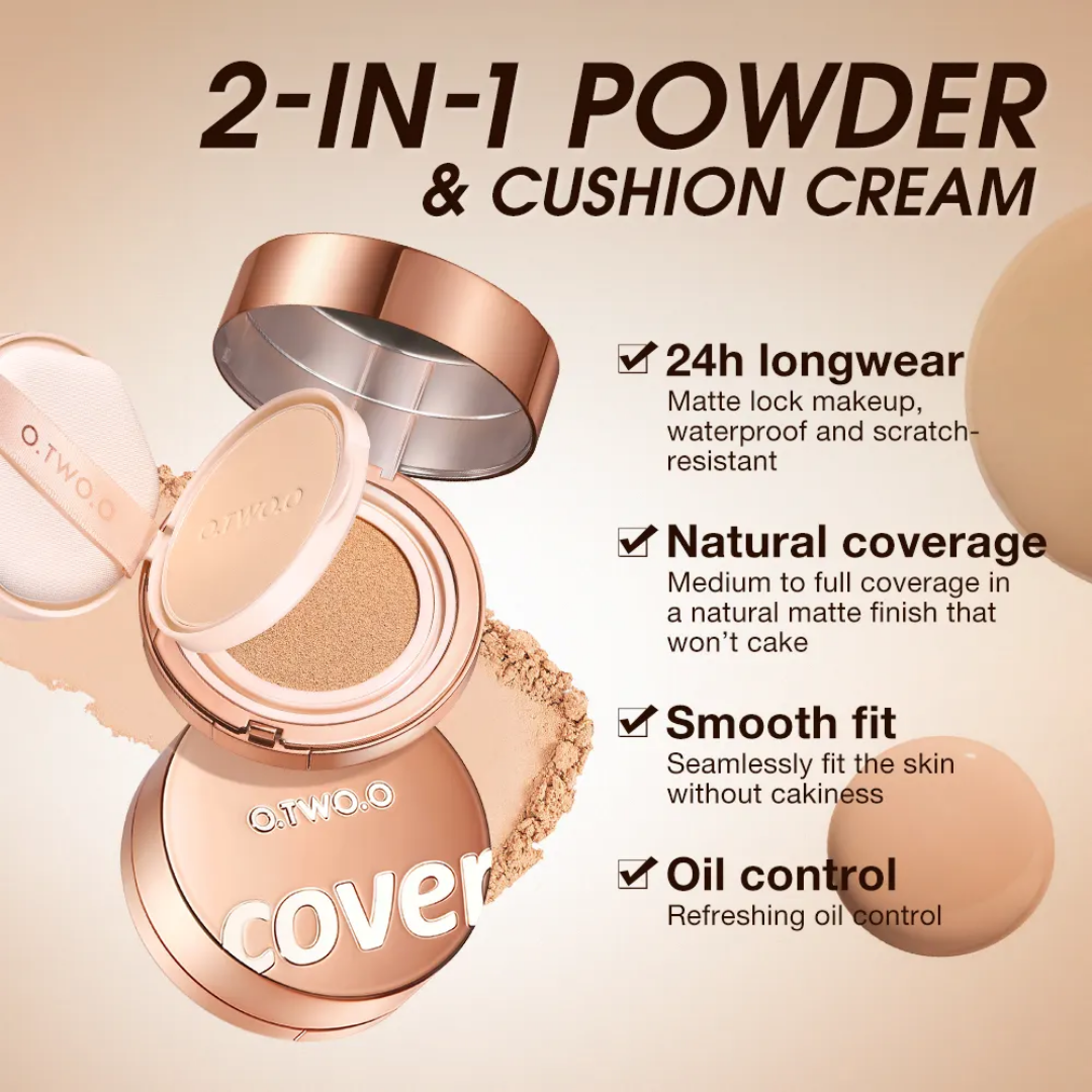 OtwoO 2in1 Cushion + Powder