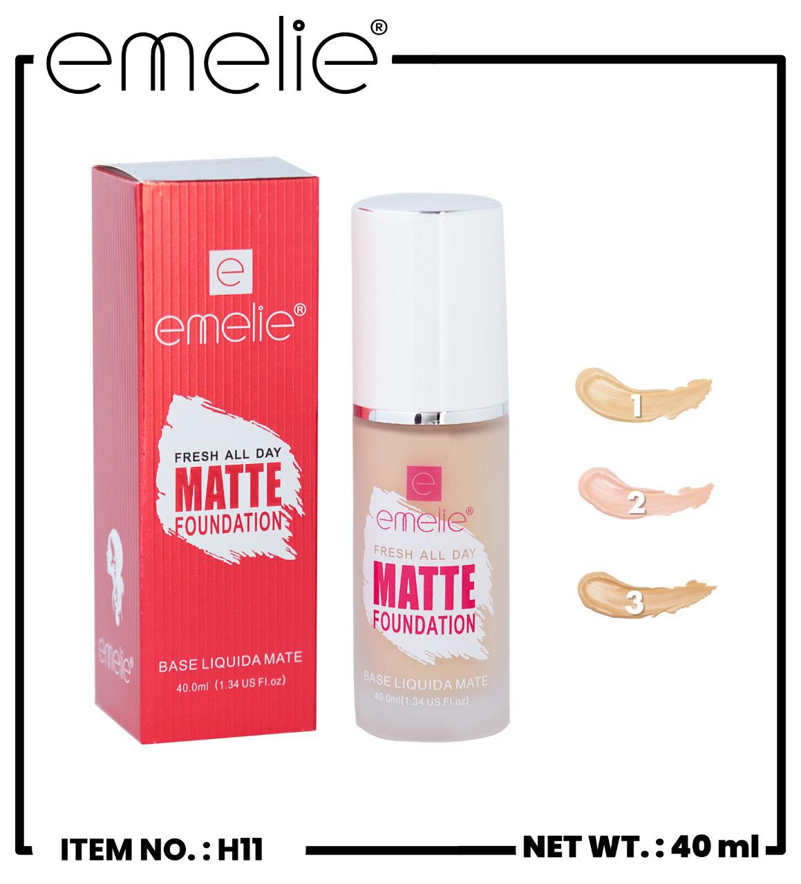 Emelie Fresh All Day Matte Foundation